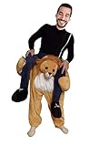 Ikumaal Carry-me Löwen-Kostüm, Löwe-Faschingskostüm für Männer...
