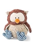 NICI 48078 Kuscheltier Eule Oscar 35cm mit drehbarem Kopf, BRAUN, 35...