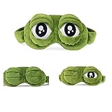 Apanphy® Augenmaske Schlaf, Flusen Karikatur Frosch Augen Maske...