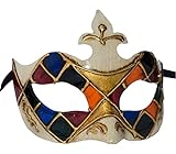 LannaKind Handgefertigte Venezianische Maske Augenmaske Colombina...