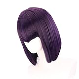 Shuten Douji Cosplay Perücke, Fate Grand Order FGO Kunsthaar, Violett