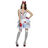 Alice im Wunderland Kost�m 2-teilig M�rchen Kleid Damen Gr L