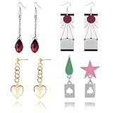 PPX 4 Paar Anime Hunter x Hunter Hisoka Kurapika Cosplay Ohrringe...