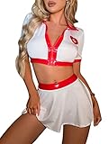 iixpin Krankenschwester Ärztin Cosplay Damen Kostüm Sexy Reizwäsche...