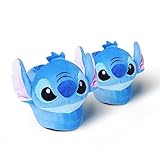 Disney Hausschuhe Damen Stitch 3D, Eeyore 3D und Baby Yoda 3D Plüsch...