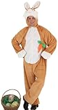 Faschingskostüm Herren Hase, braun
