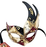 Lannakind Handgefertigte Venezianische Maske Augenmaske Colombina...