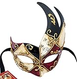 Lannakind Handgefertigte Venezianische Maske Augenmaske Colombina...