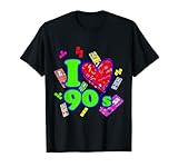 90s Fashion Outfit I love the 90s Retro Vintage 90er Jahre T-Shirt