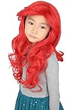 Topcosplay Ariel Perücke Für Kinder Cosplay Meerjungfrau Perücke...