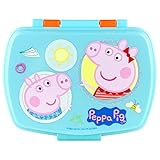 Peppa Wutz Brotdose für Kinder mit einem Fach, Lunchbox aus...
