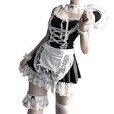 Zyimsva Maid Dress Halloween-KostüM Maid Outfit Cospaly...