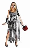 Zombiebraut Horrorbraut Halloween Gruselkleid Kostüm für Damen