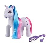 Simba 104342482 - Einhorn mit bunten Haaren, 14cm, Beflockt, mit Kamm...