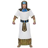 Widmann - Kostüm Pharao, Tunika, Gürtel, Kragen, Kopfbedeckung,...