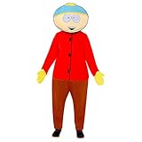 Amscan - Erwachsenenkostüm Cartman aus South Park, Fleece-Jumpsuit...