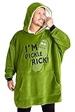 Rick and Morty Übergroße Hoodie Decke Herren und Teenager Jungen