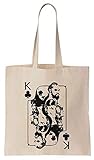 Khal Drogo King Of Clubs Card Design Cotton Canvas Tote Bag
