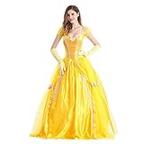 FYMNSI Damen Belle Kostüm Kleid Erwachsene Die Schöne und das Biest...