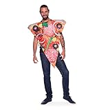 Folat 21991 Pizza Kostüm Erwachsene, unisex-adult, Mehrfarbig, One...