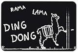 Tassenbrennerei Fußmatte mit Spruch Rama Lama Ding Dong - Türmatte...