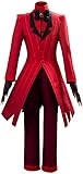 Yanny Hazbin Hotel Alastor Cosplay Kostüm Engel Staub Helluva Boss...