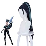 ydound Anime Coser Wig Kda Baddest Kaisa Langer Pferdeschwanz Perücke...