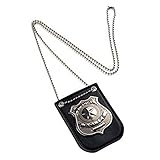 PARTY DISCOUNT NEU FBI / Polizei-Abzeichen mit Kette