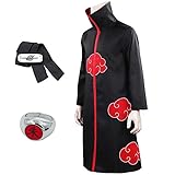 Yiomrmery Uchiha Itachi Mantel Anime Cosplay Kostüm für Kinder...