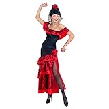 Widmann - Kostüm Spanische Flamenco Tänzerin, Kleid, Senorita,...