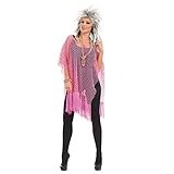 Fun Shack Pinkes 80er Netzoberteil für Damen, Neon Netzshirt -...