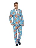 Smiffys, Herren Goldfisch Anzug Kostüm, Jackett, Hose und Krawatte,...