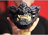 Vercico Geistermaske, Krieger-Figuren-Masken, Halbgesichtsmaske, coole...