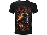 ACDC Herren T-Shirt AC/DC DC Original Hells Bells Offizielles Schwarz...