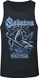 Sabaton Reaper Männer Tank-Top schwarz M 100% Baumwolle (organisch)...