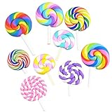 ULTNICE 36pcs Lutscher Polymer Clay Verzierungen DIY Regenbogen...