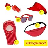 TK Gruppe Timo Klingler 4 in 1 Lifeguard Set Fasching Kostüm Karneval...