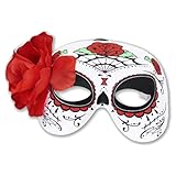 kaiser24 Mexikanische Totenmaske La Catrina Halbmaske Halloween Sugar...