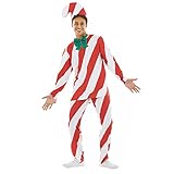 Fun Shack Zuckerstange Kostüm Herren Weihnachten, Weihnachtskostüm...
