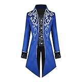 OBEEII Herren Frack Mantel Steampunk Gothic Jacke Vintage...