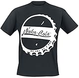 Fallout 4 - Nuka-Cola Kronkorken Männer T-Shirt schwarz M 100%...