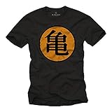 Roshi´s Dragon Gym T-Shirt Son Goku Schwarz Größe M