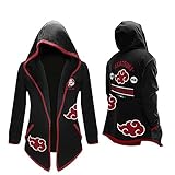 Haydory Männer Akatsuki Kapuzen Mantel Umhang Windjacke Bademantel...