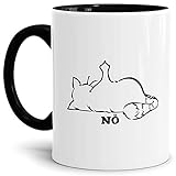 Katzen-Tasse mit Spruch Nö - Cat/Tier/Geschenk-Idee/Fellnase/Innen &...