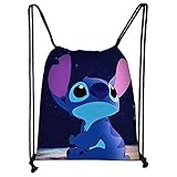 OBLRXM Kordelzug Rucksack Sti-tch Kordelzug Taschen Kordelzugbeutel...