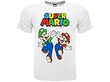 Fashion UK T-Shirt Mario und Luigi, offizielles T-Shirt, 100 %...