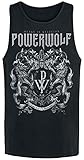 Powerwolf Männer Tank-Top schwarz M 100% Baumwolle Band-Merch, Bands