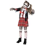 Spooktacular Creations Zombie Schulmädchen Kostüm, Mädchen Blutige...
