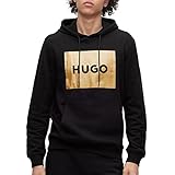 HUGO Herren Duratschi G Hoodie aus Baumwoll-Terry mit Foliendruck-Logo...