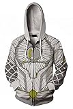Mowseper Moon Knight Hoodie Cosplay Kostüm Erwachsene Pullover...